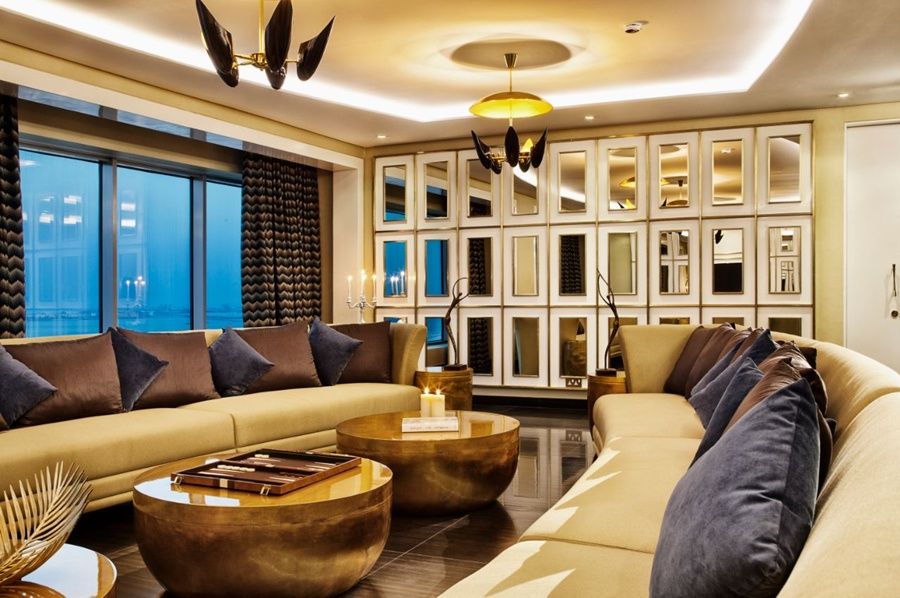 The Domain Bahrain Hotel And Spa - Adults Friendly 16 Years Plus 麦纳麦 外观 照片 The living room of a 3-bedroom apartment